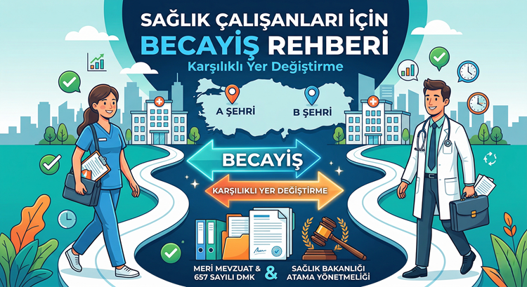 Sağlık çalışanları için becayiş ve yer değiştirme rehberi